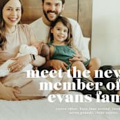 "NEWEST" - Birth Announcements in Cloud by Lori Wemple - Detail
