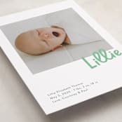 "Jolly Good" - Birth Announcements in Clover by Megan Davis - Detail
