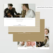 "Counting Those Blessings" - Birth Announcements in Sugar by Robert and Stella - Back of Card Options