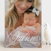 "elegant name" - Birth Announcements in Owlet by Jackie Crawford - Front