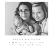 "Our Little Rainbow" - Birth Announcements in Bright by Pixel and Hank - Detail