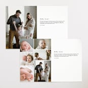 "Menil" - Birth Announcements in Fawn by Megan Davis - Interior Options