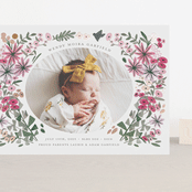 "Blossom Baby" - Birth Announcements in Rose by Morgan Ramberg - Front