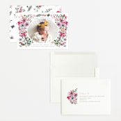 "Blossom Baby" - Birth Announcements in Rose by Morgan Ramberg - Assembled