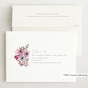 "Blossom Baby" - Birth Announcements in Rose by Morgan Ramberg - FREE Recipient Addressing