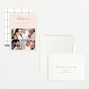 "Scripted Introductions" - Birth Announcements in Cream by Carolyn MacLaren - Assembled
