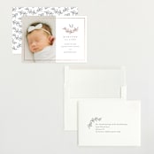 "Graceful Laurels" - Birth Announcements in Lace by Jessica Williams - Assembled