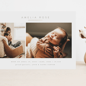 "Simply Sweet" - Birth Announcements in Clay by Carolyn Nicks - Front