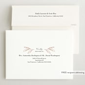 "Modern Botanica" - Birth Announcements in Rose by Oma N. Ramkhelawan - FREE Recipient Addressing
