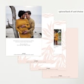 "charmed" - Baby Shower Invitations in Blush by Nicoletta Savod - Back of Card Options