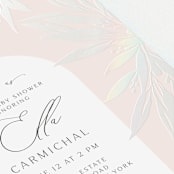 "charmed" - Baby Shower Invitations in Blush by Nicoletta Savod - Detail