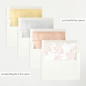 "charmed" - Baby Shower Invitations in Blush by Nicoletta Savod - Envelope Liner Options
