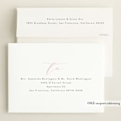 "Modern Baby" - Baby Shower Invitations in Cotton Candy by Gwen Bedat - FREE Recipient Addressing