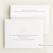 "Modern Baby" - Baby Shower Thank You Cards in Cotton Candy by Gwen Bedat - FREE Recipient Addressing