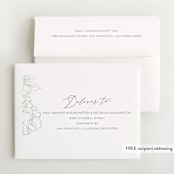 "Enchant" - Baby Shower Thank You Cards in Lead by Nicoletta Savod - FREE Recipient Addressing
