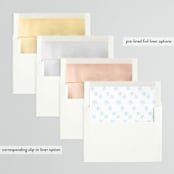 "Wedding Dress" - Bridal Shower Invitations in Cinderella Blue by Itsy Belle Studio - Envelope Liner Options