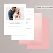 "Sweet Dreams" - Bridal Shower Invitations in Blush by Teju Reval - Back of Card Options