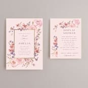 "Sweet Dreams" - Bridal Shower Invitations in Blush by Teju Reval - Matching Enclosure Card