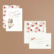 "sparkling brunch" - Bridal Shower Invitations in Wine by Creo Study - Assembled