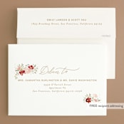 "sparkling brunch" - Bridal Shower Invitations in Wine by Creo Study - FREE Recipient Addressing