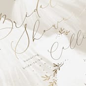 "dressed up" - Bridal Shower Invitations in Champagne by Rebecca Durflinger - Close-Up