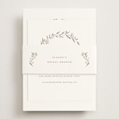 "manouti" - Bridal Shower Invitations in Ice by chocomocacino - Assembled with Belly Band