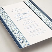 "Blue" - Bridal Shower Invitations in Cobalt by Gwen Bedat - Detail