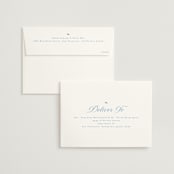 "Blue" - Bridal Shower Invitations in Cobalt by Gwen Bedat - FREE Recipient Addressing