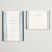 "Blue" - Bridal Shower Invitations in Cobalt by Gwen Bedat - Matching Enclosure Card