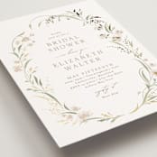 "Meadow" - Bridal Shower Invitations in Spring Mist by Erin L. Wilson - Detail