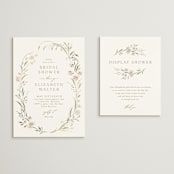 "Meadow" - Bridal Shower Invitations in Spring Mist by Erin L. Wilson - Matching Enclosure Card