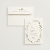 "Meadow" - Bridal Shower Invitations in Spring Mist by Erin L. Wilson - Invitation with Envelope