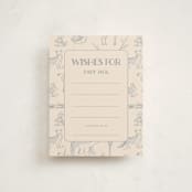 "Forest Toile" - Baby Shower Insert Cards in Bamboo by Teju Reval - Front