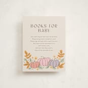 "pastel pampkins" - Baby Shower Insert Cards in Pudding by Cass Loh - Front