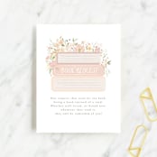 "Storybook" - Baby Shower Insert Cards in Carnation by Itsy Belle Studio - Front
