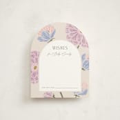"Spring Blooms" - Baby Shower Insert Cards in Petal by Brandy Folse - Front