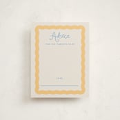 "Augusta" - Baby Shower Insert Cards in Melon by Megan Davis - Front