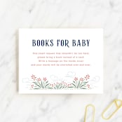 "Backyard Bbq" - Baby Shower Insert Cards in Ketchup by Paper Sun Studio - Front