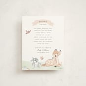 "Disney's Sweet Bambi" - Baby Shower Insert Cards in Sunshine by Teju Reval - Front