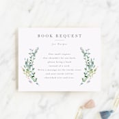 "Woodland" - Baby Shower Insert Cards in Forest by Lori Wemple - Front