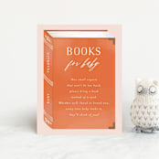 "Fabled Storybook" - Baby Shower Insert Cards in Auburn by Paper Raven Co. - Front