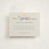 "Baby Flora" - Baby Shower Insert Cards in Sky by Petra Kern - Front