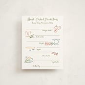 "Locally Grown Sketch" - Baby Shower Insert Cards in Meadow by Jenna Holcomb - Front