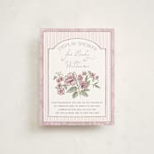 "Baby in Bloom." - Baby Shower Insert Cards in Heather by Jenna Holcomb - Front