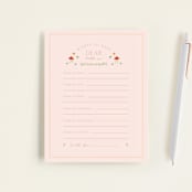 "Baby shower in the forest" - Baby Shower Insert Cards in Salmon by Sabrin Deirani - Front
