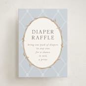 "Disney's Snow White Someday" - Baby Shower Mini Insert Cards in Blue Skies by Erin L. Wilson - Front