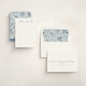 "Empire" - Fill-in Invitations in Dusty Blue by Jennifer Postorino - Assembled