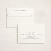 "watercolor flowers crest" - Fill-in Invitations in Dusty Blue by Cass Loh - FREE Recipient Addressing