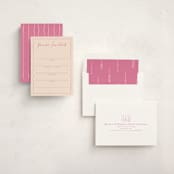 "candlesticks" - Fill-in Invitations in Bubblegum by Ellen Schlegelmilch - Assembled