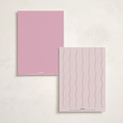 "vintage wedding cake" - Fill-in Menus in Blush by Cass Loh - Back of Card Options